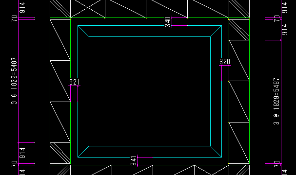 外部足場計画図 建築物件 の書き方 枠組足場 １ 足場平面割付 仮設計画図の書き方